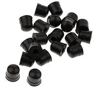 20Pcs Trombone Nero Scorrevole Bow Gomma Punta Paraurti per