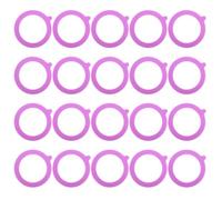 20Pcs Vetro Jar Guarnizioni di Ricambio Silicone Guarnizioni di Tenuta Anelli di Tenuta Per Il Coperchio Del Vaso Per La Conservazione Vasetti Anelli di Tenuta Di Vetro Per La Conservazione