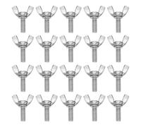 20Pcs Viti A Farfalla 1/4-20" x 5/8", 304 Acciaio Inossidabile Fermo Macchina