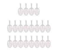 20pcs vuoto Lip Balm Dispenser Gloss Tubi Con Morbida Testa Spazzola Per Artigianato Rossetto Cosmetico Campione Ambra Honecomb Gloss