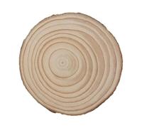 20pcs Wood Slice Candle Holder Tray Per Decorare