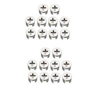 20PCS Zinco Cam Dado di Bloccaggio Durevole Del Nastro 14.6 * 11.5 millimetri Filo Assortimento Kit Connettori Raccordi Mobili