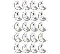 20Pezzi 20Mm X 20Mm Supporto Angolare A 90 Gradi Per Mensola