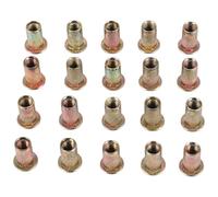 20Pezzi Rivetto Inserto Cieco Metric Flat Testa Acciaio M5