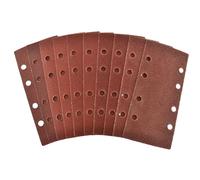 20pz 185x93mm 8 Fori Flocculante Carta Sabbiata Autoadesiva Rettangolare Lucidan