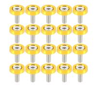 20pz Automobile Motocicletta Dorato M6 Sportello Paraurti Rondella Bullone