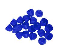 20pz Bullone per dadi ruota esterni in plastica da 30 mm blu