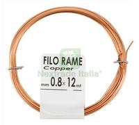 20PZ FILO RAME DIAMETRO MM 1,0 LUNGHEZZA 7 MT MATASSINA 50 G: