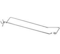 20PZ GANCI A 1 FILO CON PORTAPREZZI PER PANNELLI FORATI - ? mm.3,8x5x300 l.