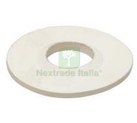 20PZ GUARNIZIONE SOTTO PILETTA IN GOMMA BIANCA CON BORDINO 3 4":