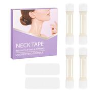 20pz Istantanei Nastro Adesivo Lifting Collo, Strisce Invisibili per il Lifting del Collo con 4 Elastici Cerotti Adesivi Rassodanti Istantanei per Donne Viso Guance Mento