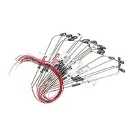 20pz LED Model Street Lights Layout Lampione per Paesaggistica di Ferrovie Giardini Bambini Ideale Modellismo Scène Insegnamento Architettura e Fotografia