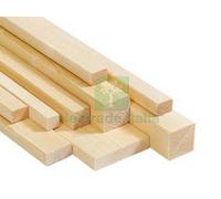 20PZ LISTELLO PIALLATO 4 LATI IN ABETE MM.10X20X2000: