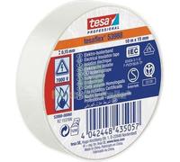 Nastro adesivo isolante - professionale - 10 m x 15 mm - bianco - Tesa