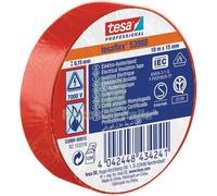 20PZ NASTRO PVC ISOLANTE IMQ TESA ROSSO MM 15 ML 10:
