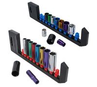 20pz Prese colorate 3/8" Dr poco profonde e profonde 6 punti esagonali...