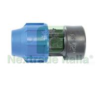20PZ RACCORDO A COMPRESSIONE FEMMINA PN16 Ø MM.20X F 1 2":