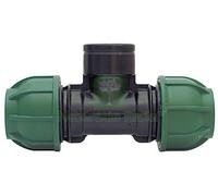 20PZ RACCORDO A COMPRESSIONE PN10 TEE 90¦ FEMMINA MIS. 20X1 2X20: