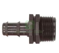 20PZ RACCORDO PORTAGOMMA CON FILETTO IN POLIPROPILENE Ø MM.20X M 3 4":