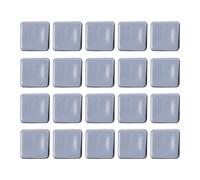 20PZ Scivoli per Sedie Sliders per Mobili PTFE Easy Moving Pads Square con Protezione per Piedini per Unghie per Pavimento nel Legno