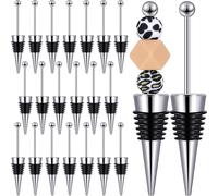 20Pz Tappi Per Bottiglie Di Vino Decorativi In Perline