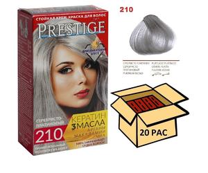 20pz Vip’s Prestige tinta permanente per capelli Argento platino №210