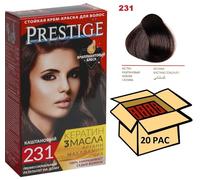 20pz Vip’s Prestige tinta permanente per capelli Castano №231