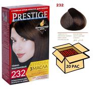20pz Vip’s Prestige tinta permanente per capelli Castano scuro №232