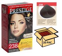 20pz Vip’s Prestige tinta permanente per capelli Scuro marrone dorato №238