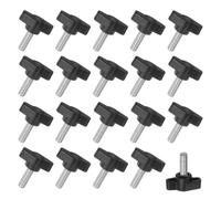 20pz viti a testa zigrinata, M6x16mm, manopole a T in acciaio inossidabile 304