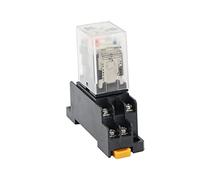 20set MY2NJ HH52P Piccolo relè elettromagnetico DC/AC 12V 24V 110V 220V 380 bobina DPDT for uso generale 8 pin micro con presa(Ac,110V)