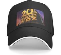 20th Century Fox Classic Berretto da Baseball Crema Solare Cappello da papà Cappelli da Uomo Donne Nero Fresco