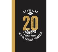 20th Year Work Anniversary: Employee Appreciation Gift for Job Milestone of 20 Years of Service