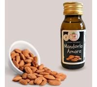 20Tipici® Aroma Naturale 60ml - Mandorla Amara - Per Marzapane, Sbrisolona, Torta alle Carote, Cantucci, Pasta di Mandorle - Torte e Biscotti - Senza Glutine - Pastiera Napoletana - (Mandorla Amara)