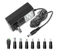 20V 2A AC DC Alimentatore Adattatore 20 Volt 2 Amp US Caricatore da parete, spina DC 5,5 x 2,1 mm e 2,5 mm per 20 volt 0.5A 0.8A 1A ~ 2A, 500mA 800mA 1000mA ~ 2000mA attrezzature con 8 punte