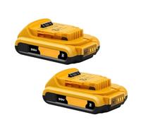 20V 2Ah Batteria Agli Ioni Di Litio Compatibile Con Dewalt DCB206 DCB204 DCB184 DCB200 Batteria Di Ricambio Per Utensili(2PC)