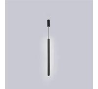 20W Adjustable Height LED Chandelier Long Tube Pendant Minimalism Ceiling Light Fixture Bar Spotlight for Kitchen Island Dining Living Room Counter(Neutral Light,Wh