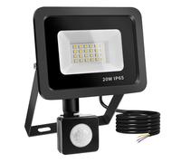 20W Fari Led da Esterno con Sensore di Movimento IP65 Impermeabile Faretto Led