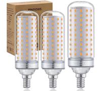 20W Lampadine LED E14 LED Bianco Caldo 3000K,LED Mais lampadine,Equivalenti a 200W Lampada Alogena,2200LM Sostituire Lampadine a Incandescenza da 150W~200W,Alta Luminosità CRI85,No Dimmerabile,3 Pezzi
