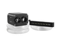 20W Meteor Twinkle Starry Sky Car Star Lampada Da Soffitto Tetto Led Fibra Ottica Luce Music Sensing Ambientale Controllo Doppio Colore(600 0.75 300cm 200 300cm)