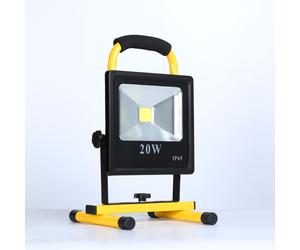 20W Rechargeable LED - Floodlight EU plug Include - Car Charger, AC Charger, USB Cable, and Instruction manual. Packed in retai NEW