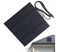 20W Solar Panel Charger - 12V Power Module for Outdoor Lighting Systems | Monocrystalline Silicon Board with Weatherproof Design, Energy Conversion Unit, Battery Charging Supply for Garden Shed Camera
