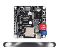 20W Voice Playback Trigger Lettore musicale WAV Decoder TF Card Supporto UART Protocollo 6-35V DC (CH9312-TF Alto)