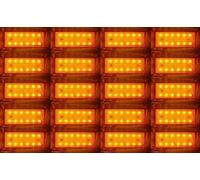 20x 12V SMD 12 LED Anteriore Struttura Laterale Arancio Indicatore Luci Chassis