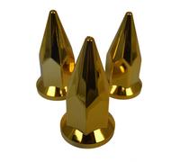 20x 33 MM Bullet Forma D'Oro Nickel Plastica Bullone Dado Ruota Coperchi Camion