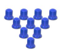 #20x 33mm Blu Tappo Plastica Aletta Ruota Bullone Dado Cover per Camion Bus
