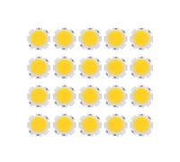 20X 5W Chip Light Round Cob Super Bright Led Light Lampadine A Led Bianco Caldo Dc15-17V