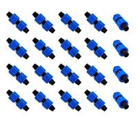 20X accoppiamento di irrigazione a goccia blu connettore Farm Irrigation Tools, Universal Joint Drip Irrigation Tube Set di montaggio (16mm)