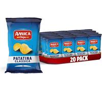 20x Amica Chips La Patatina Classica Originale Patatine Senza Glutine 100gr x 20