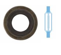 20x Anello di tenuta, vite di scarico olio Gomma/Metallo 008798H CORTECO